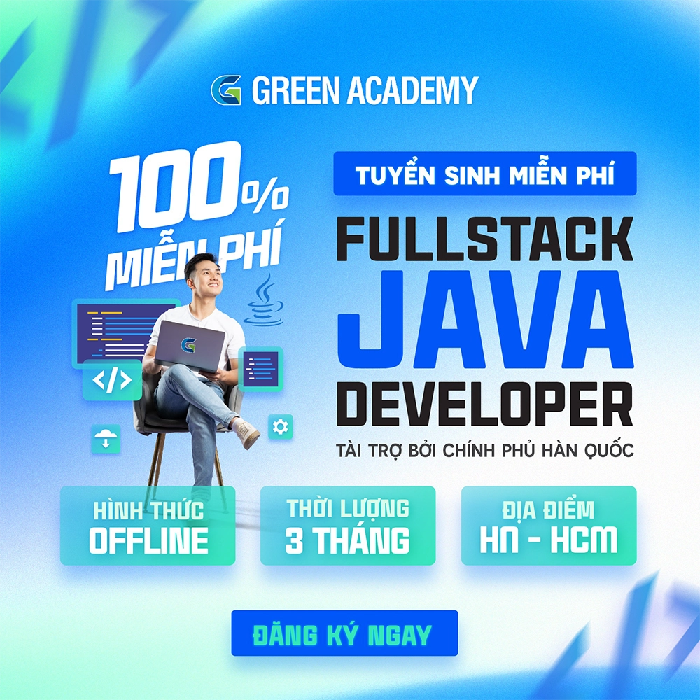 Tuyển sinh Fullstack Java Developer